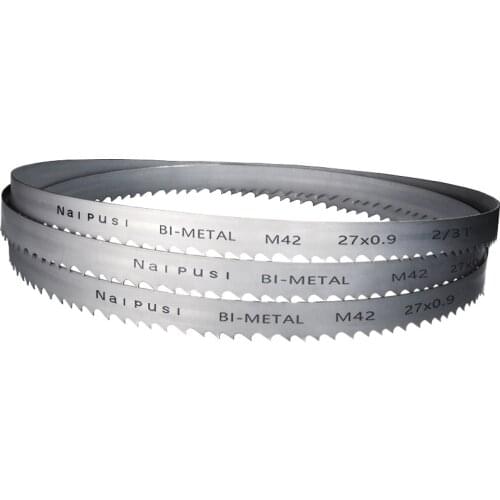 Band Saw Blades 98.5" x 1" x 0.035" or 2500*25*0.9 M42 Steel BandSaw Blades Bi-metal Can custom as customers requests