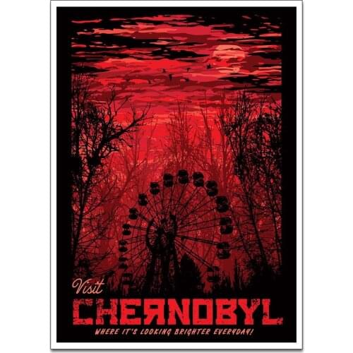 Canvas Print Visit Chernobyl Poster Decorative Picture Modern Wall Art Paintings Home Decor No Frame