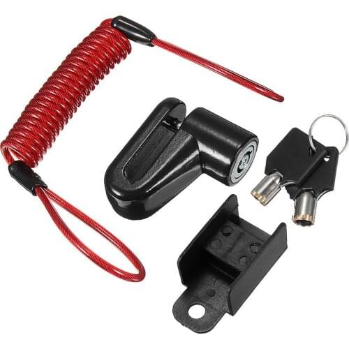 Anti-Theft Skateboard Lock for Xiaomi m365 Pro 2 ninebot MAX G30 es with Steel Wire Electric Scooter Disc Wheels Lock Disc Brake