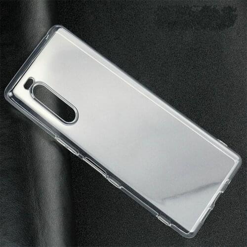 For Sony Xperia 5 Transparent Silicon Case for Sony Xperia 5 J8210 J8270 J9210 for Sony Xperia 1 Nature soft Phone cover Cases