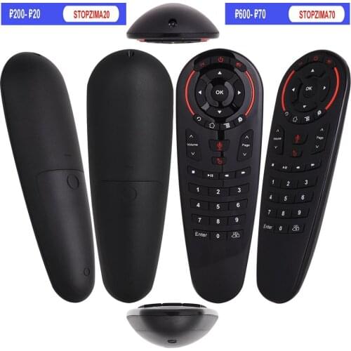 G30 Wireless Air Remote Mouse 2.4G Gyroscope 33 Keys IR Learning Smart Voice Remote Control for Android TV Box G10 G20
