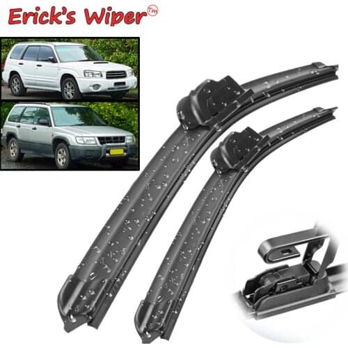 Ericks Wiper LHD Front Wiper Blades For Subaru Forester SF SG MK1 / 2 1997 - 2007 Windshield Windscreen Front Window 21"+19"