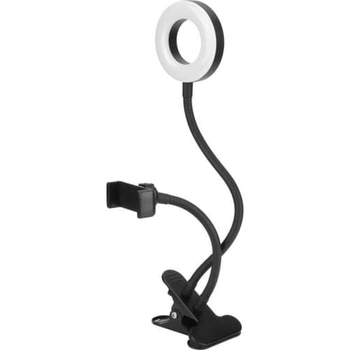 LED Ring Light USB Fill Light LED Ring Light 10 Gears Dimming with Clip for Live Photography Reading Embroidery