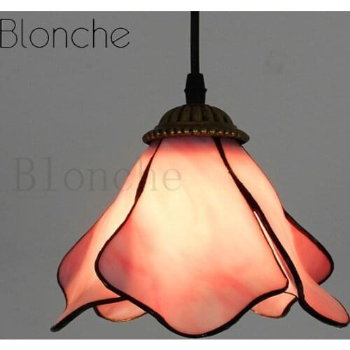 LED Painted Glass Pendant Lights E27 Modern Living Room Bedroom Decor Pendant Lighting Restaurant Kitchen Fixtures Hanging Lamp
