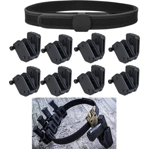Tactical Shooting Belt Accessory Cartridges Holder Ammunition Carrier Ammo Holster Clip Fast IPSC Mag Magazine PoucH