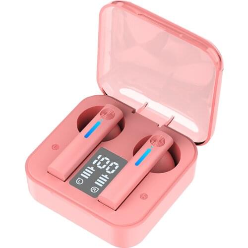 TWS Bluetooth Headsets Wireless Headphone Stereo Headset Wireless In-Ear Touch Control Headphone Sweatproof Earphones Earbuds