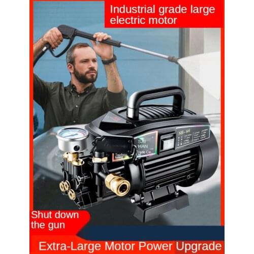 220V High Pressure Cleaner 1800W/2000W Household Ultra-High Pressure Small Portable Car Washing Machine Artifact
