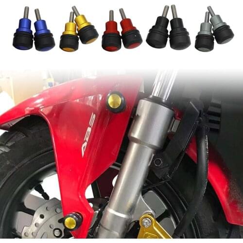 Motorcycle Front Fender Frame 6MM Slider Screw Bolt Fork Protector For KAWASAKI Z250 Z750 Z650 Z800 Z900 Z1000 NINJA ZX6R ZX-10R