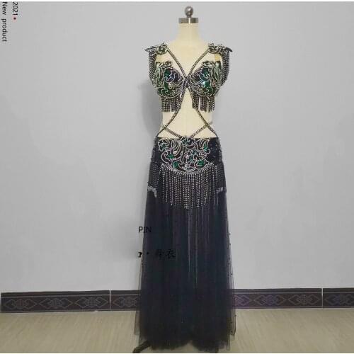 Professional Clothes for Women Belly Dance Performance Suit Customize Adult Child Oriental Dance Customes Outfit Dance Wear