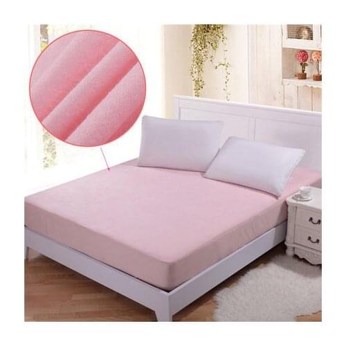 2020 polyester cotton super waterproof dustproof moisture-proof breathable machine-washed towel mattress protective cover