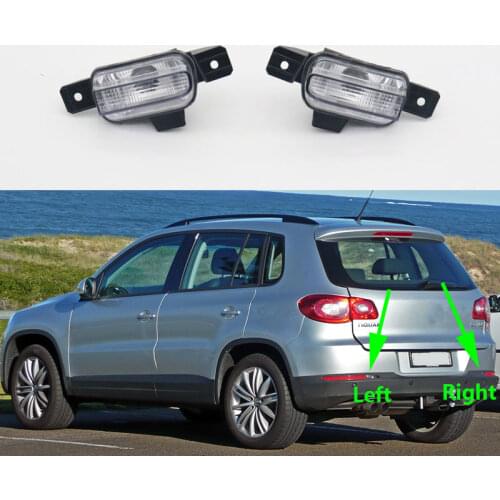 Auto Rear Fog Light Reflector Lamp Reversing Brake Light With Bulb For VW Tiguan 2009 2010 2011 2012 2013 2014 2015 2016