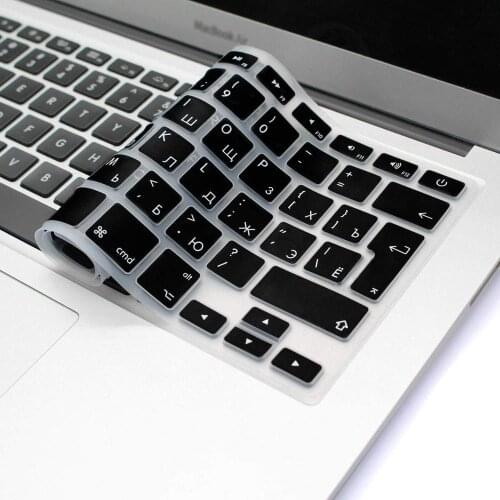 Russian Keyboard Cover for MacBook Pro Retina 12 13 15 16 inch Silicone Skin for Macbook Air 11 13 Russian/English Cyrillic