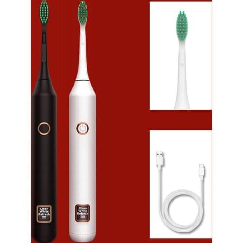 Adult 3 Modes Sonic Electric Toothbrush Cordless USB Rechargeable Toothbrush Waterproof Ultrasonic Automatic Tooth Brush