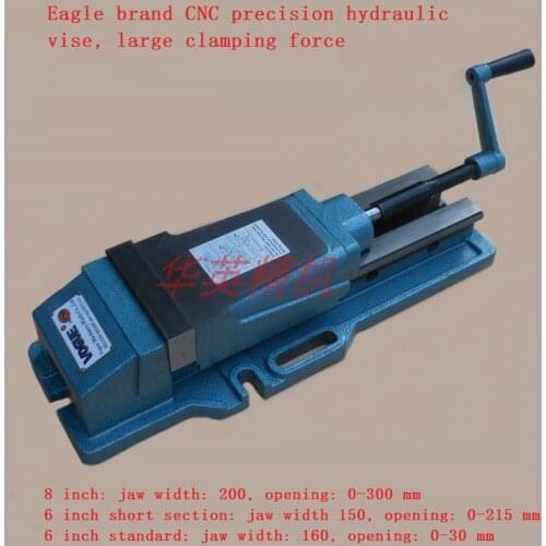 Eagle brand built-in hydraulic vise CNC precision hydraulic flat pliers milling machine large opening heavy duty supercharged vi