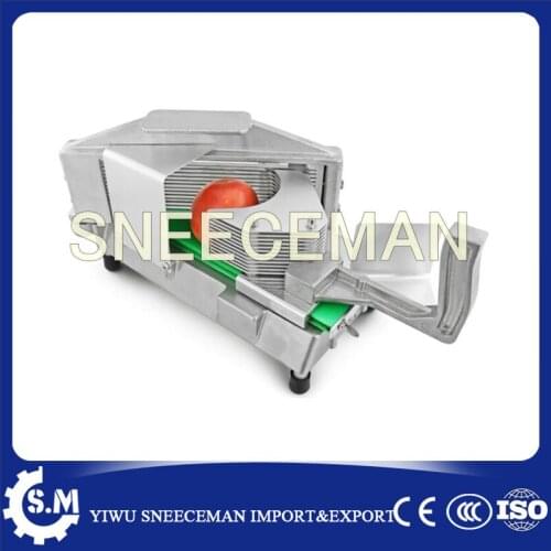 Hot Sale electric aluminum frame tomato slicer with stainless steel replaceable blade