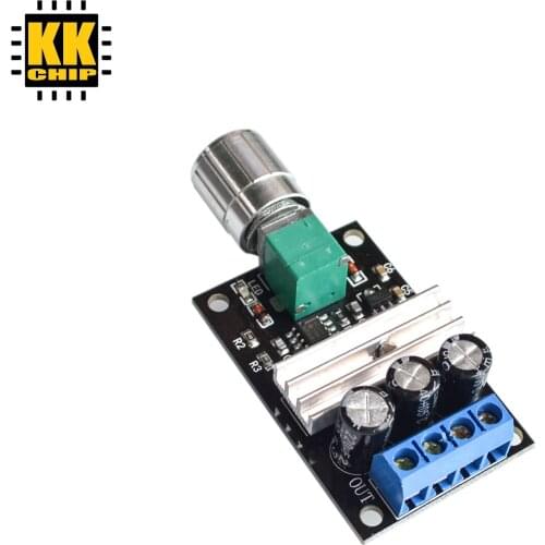KKCHIP PWM DC Motor peed controller 6V 12V 24V 28V 3A stepless variable speed with switch high power DC controller