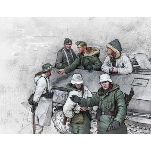 WWII German 6-person kit model