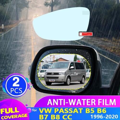 Car Rearview Mirror Film for VW T5 T6 Volkswagen Transporter Multivan 2010~2020 2017 2018 Anti Fog Rainproof Sticker Accessories