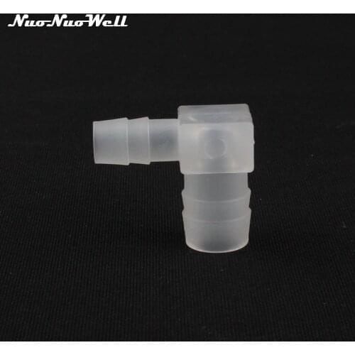 8pcs NuoNuoWell Environmental 12mm to 8mm Hose 90 Degree Reducing Elbow Connector Aquarium Adapter Fish Water Tank Pipe Fittings