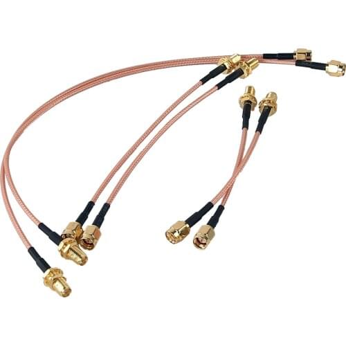 2pcs/lot 10CM 15CM 30CM Length RP SMA Male To Female Connector Pigtail Extension Cable for FPV RC Antenna Racing Drone