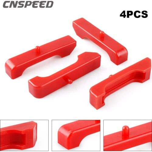 Universal Style Small Block Engined Radiator Isolators 7-1711 Red Urethane 1Set=4PCS