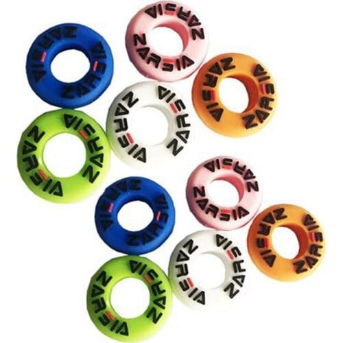 ZARSIA 10PCS Tennis Racket Vibration Dampeners,Tennis Racquet Shock Absorbers Tennis Racket Strings Dampers for Players