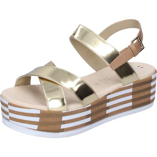 TREDYS sandals women synthetic leather silver