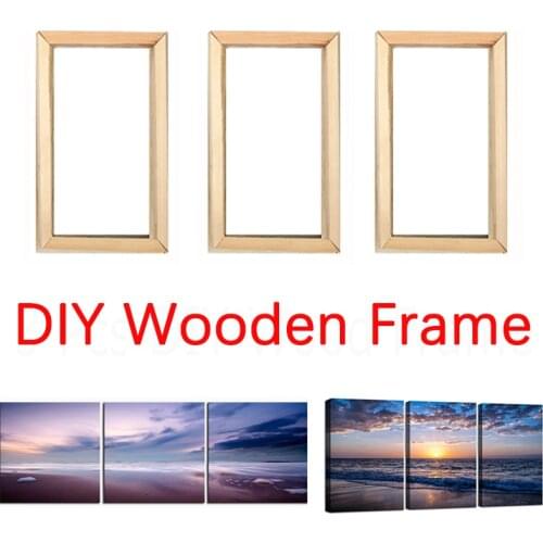 Photo Frame Wood Frame for Pictures Poster Canvas Oil Painting Prints Large Size DIY Wooden Frame Wall Picture Photo Frame