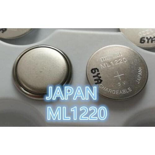 20PCS JAPAN ML1220 1220 3V Buttons for rechargeable lithium batteries