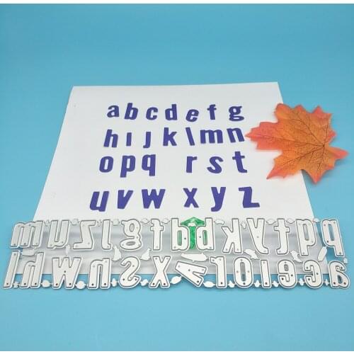 26 English letters metal die-cut paper crafts, scrapbooks, cardboard, photo albums, greeting cards DIY decoration