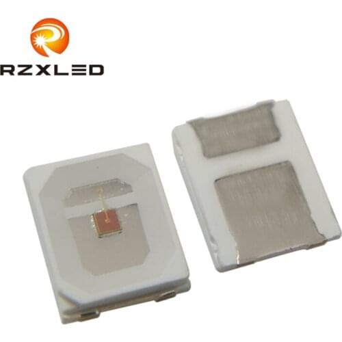 4000pcs/lot PLCC-2 package 0.5W 150MA 2835 Top view Deep Red LED For Decorative and Entertainment Agriculture Lighting