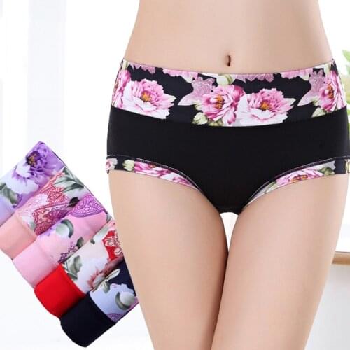 5 Pcs Panties For Woman Sexy Lingerie Underwear Women Printing Seamless Briefs Girls Panty Intimates Underpants Seamless