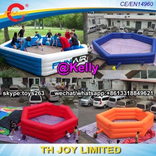 Free air shipping custom Inflatable Gaga Pit, Inflatable Gaga Ball Pit Games For Sale, dodge GaGa ball pit interactive sport