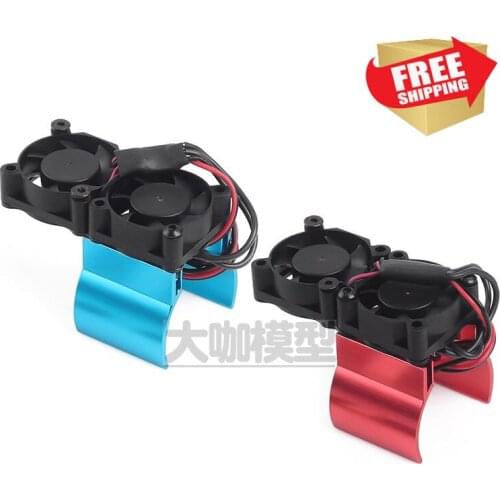 RC Parts 1/10 Temp sensored thermal heatsink Motor cooling fan Motor radiator for trax 82056-4 TRX4 SCX10 option upgrade