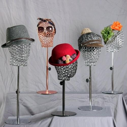 Child Children Male Female Iron Metal Mannequin Head For Display