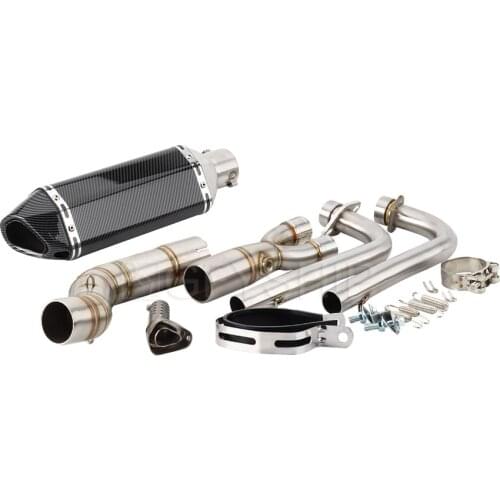 For Yamaha TMAX 560 2020 TMAX 530 2017 2018 2019 T MAX 530 Escape Slip-on Motorcycle Exhaust And Link Pipe System Decat Pipe
