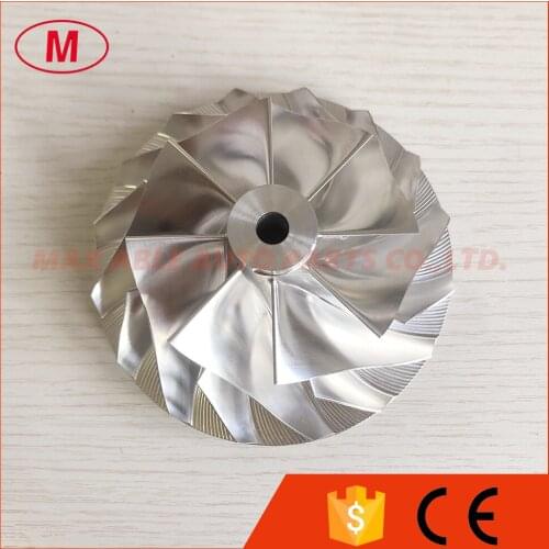 HY55 3597223 73.40/109.00mm 8+8 blades Turbo milling/aluminum 2618/billet compressor wheel for 4046275/4046276/4046277