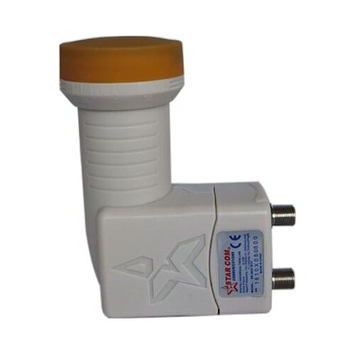 KU band Dual Polarity Circular Twin Lnbf Universal Ku Band Twin Lnb L.O frequency 9.75GHz or 10.6GHz Good quality famous brand