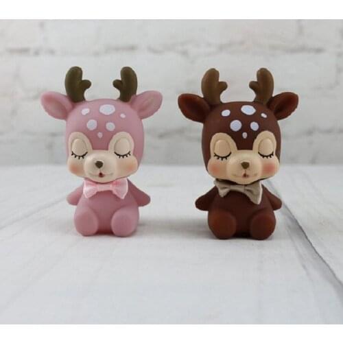 Cartoon cute beer lover mini figurines decoration ornaments for birthday wedding cake home decoration accessories gift carft