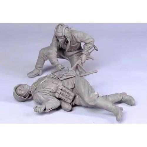 Soldier model accessories Soviet army and German army two men 1:35