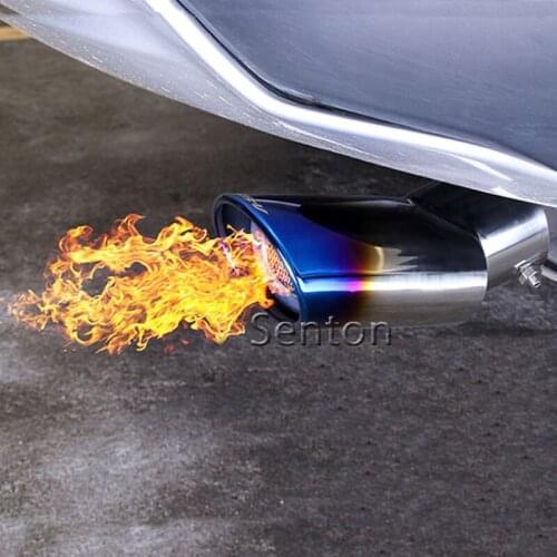 Atreus 1PCS High quality Stainless steel Car exhaust tip cover muffler pipe For HONDA CRV CR-V Accessories 2012 2013 2014 2015