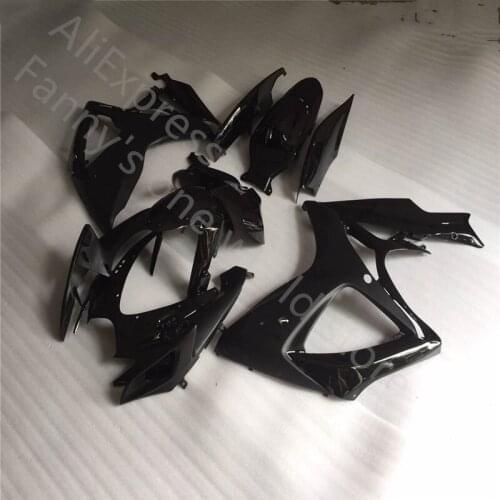 New Injection Fairing set for SUZUKI K6 GSXR 600 750 2006 2007 ABS motorcycle fairing GSXR750 GSXR600 06 07 full black Fairing