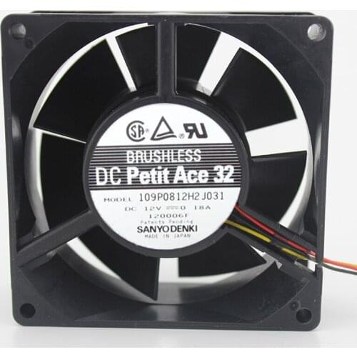Brand new original 109P0812H2J031 8cm double ball mute chassis fan