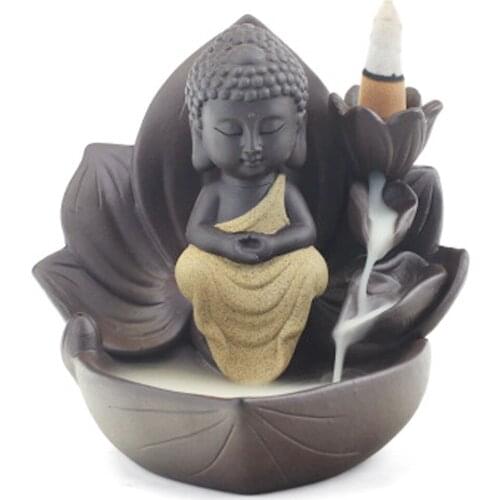 Incense Burner Backflow Tower Cones Sticks Holder Ceramic Porcelain Catcher-Incense Burner Ceramic ceramic statue ganesha Z269