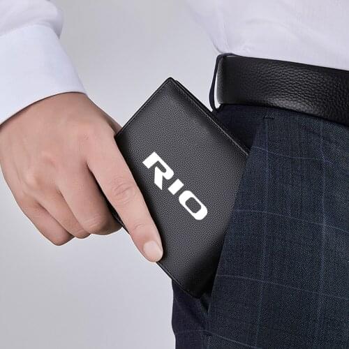 Car leather Card package for kia rio 2 3 4 5 Car Accessories