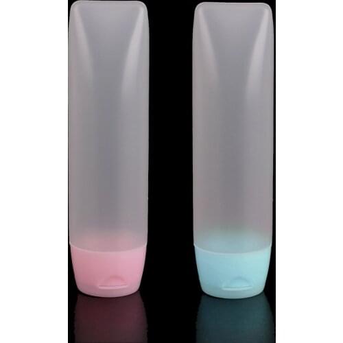 White/Pink/Blue Empty Bottle 30ml 50ml Cosmetics Refillable Containers Travel Cream Lotion Shampoo Tube Squeeze Bottles