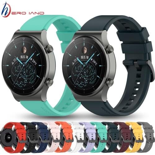 NEW Smart Watch Band Straps For Huawei Watch GT 2 Pro Honor GS Pro GT 2e Magic 2 GT2 46mm Wrist Strap Silicone Bracelet Correa