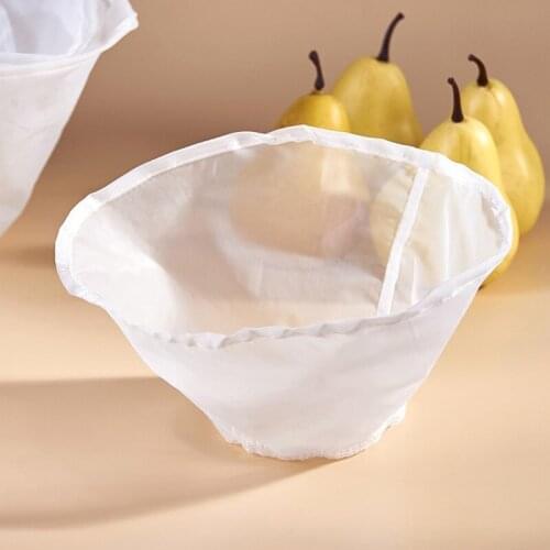 120/160/200mesh Reusable Nylon Wine Strainer Bags Soy milk fruit vegetable juice filter bag