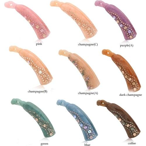 Vintage Hairpin - Banana Hair Comb for Women Hair Clip - Fancy Hair Accessories - Rhinestone Hair Jewelry - Luxury Hair Ornament