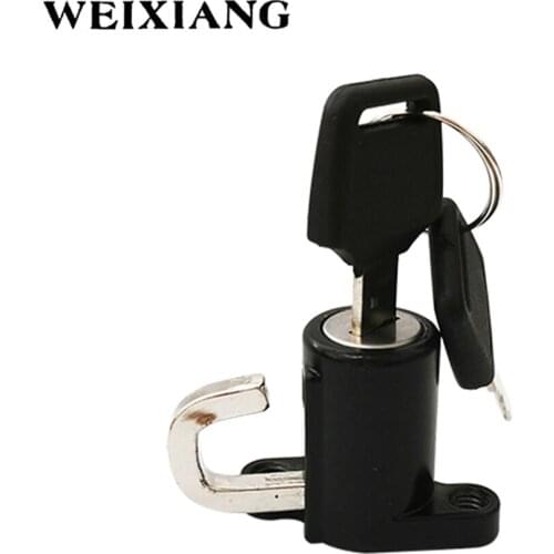 Universal Motorcycle Parts Helmet Lock Aluminum Alloy Locks with 2 Keys For 7/8'' 22mm Handle Bar Dirt Pit Sports Street Bike